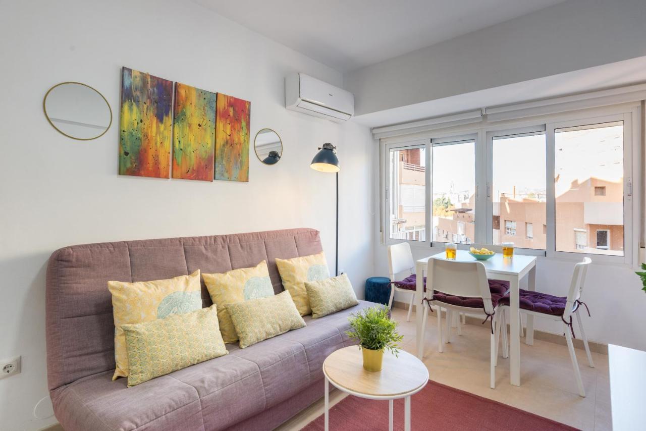 Mp6-Cathedral Views Apt Right On The Beach Apartment Malaga Bagian luar foto